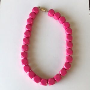 Hot pink 80s necklace